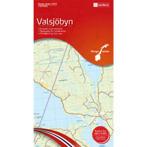 Valsjöbyn Norge-serien Turkart
