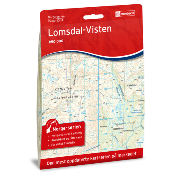Lomsdal Visten Norge-serien Turkart