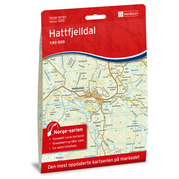 Hattfjelldal Norge-serien Turkart