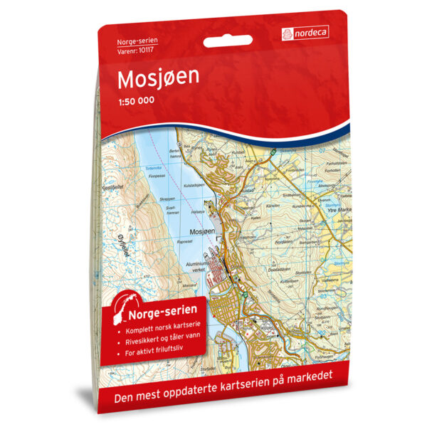 Mosjøen Norge-serien Turkart