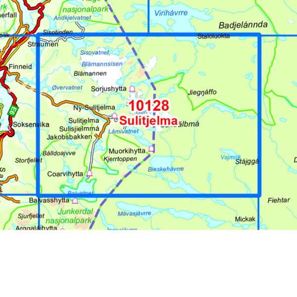 Sulitjelma Norge-serien Turkart - Image 3