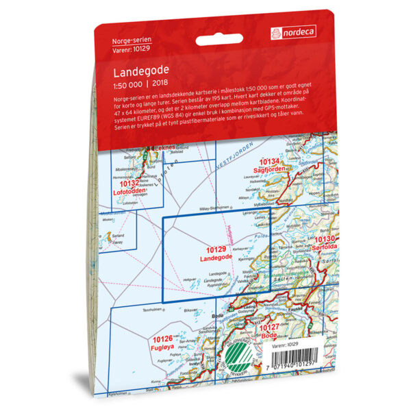 Landegode Norge-serien Turkart - Image 2