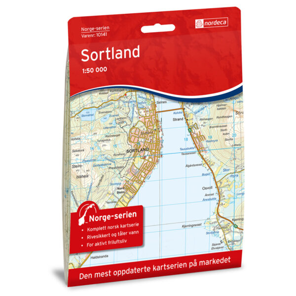 Sortland Norge-serien Turkart