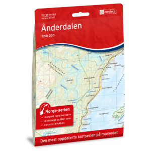 Ånderdalen Norge-serien Turkart