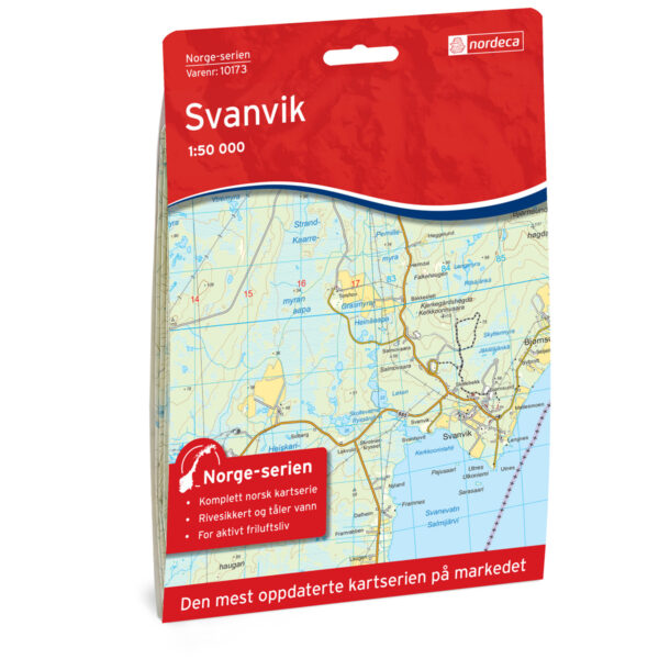 Svanvik Norge-serien Turkart