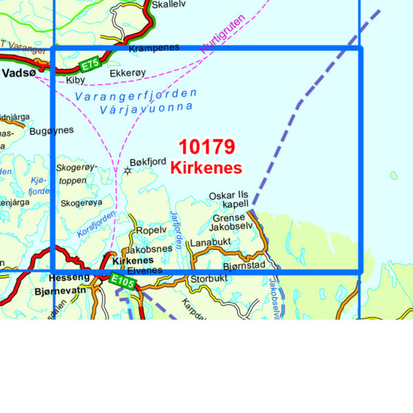 Kirkenes Norge-serien Turkart - Image 3