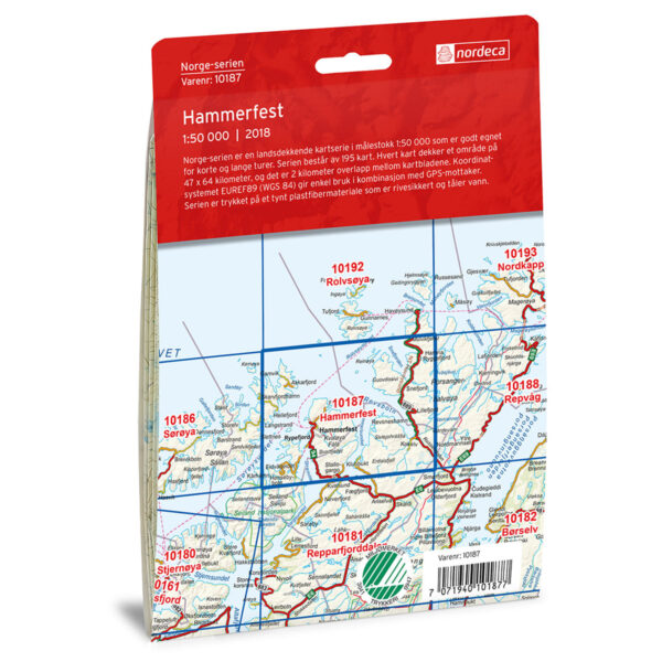 Hammerfest Norge-serien Turkart - Image 2