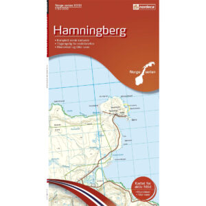 Hamningberg Norge-serien Turkart