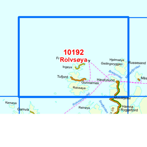 Rolvsøya Norge-serien Turkart - Image 2