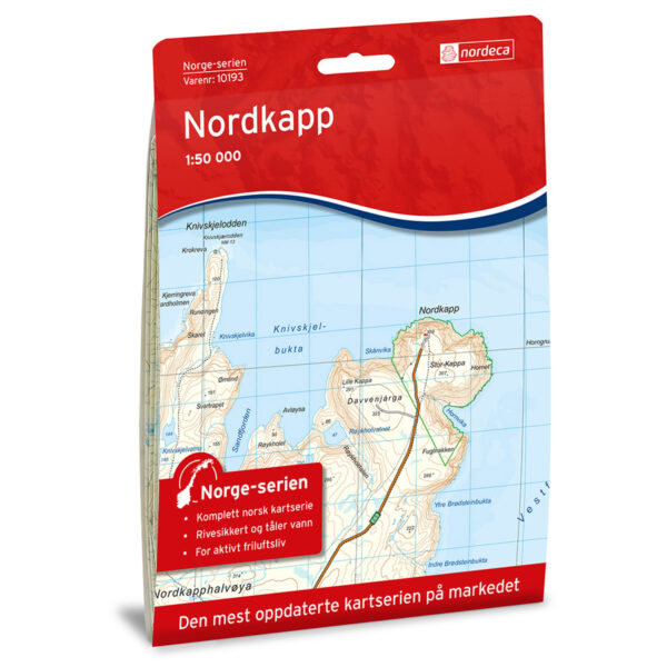 Nordkapp Norge-serien Turkart