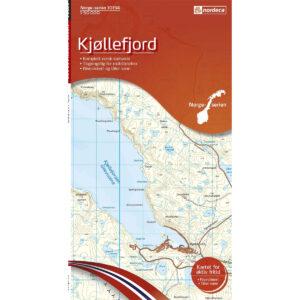 Kjøllefjord Norge-serien Turkart