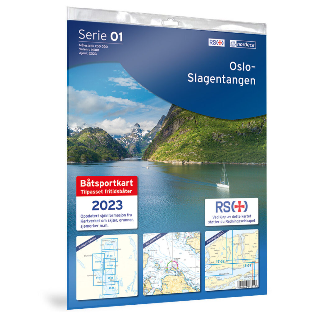 Produktbilde av 01-oslo-slagentangen båtsportkart