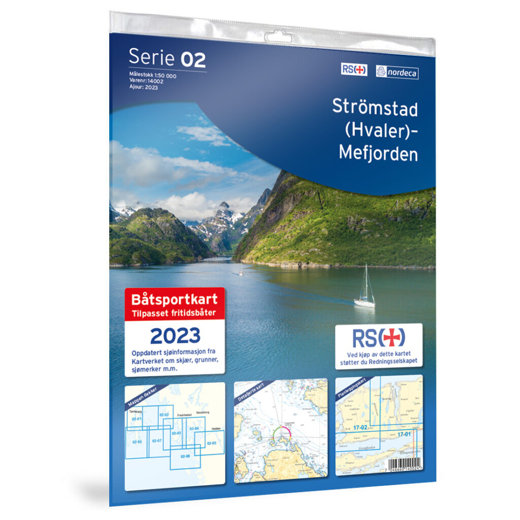 Produktbilde av 02-strømstad (hvaler)-mefjorden båtsportkart
