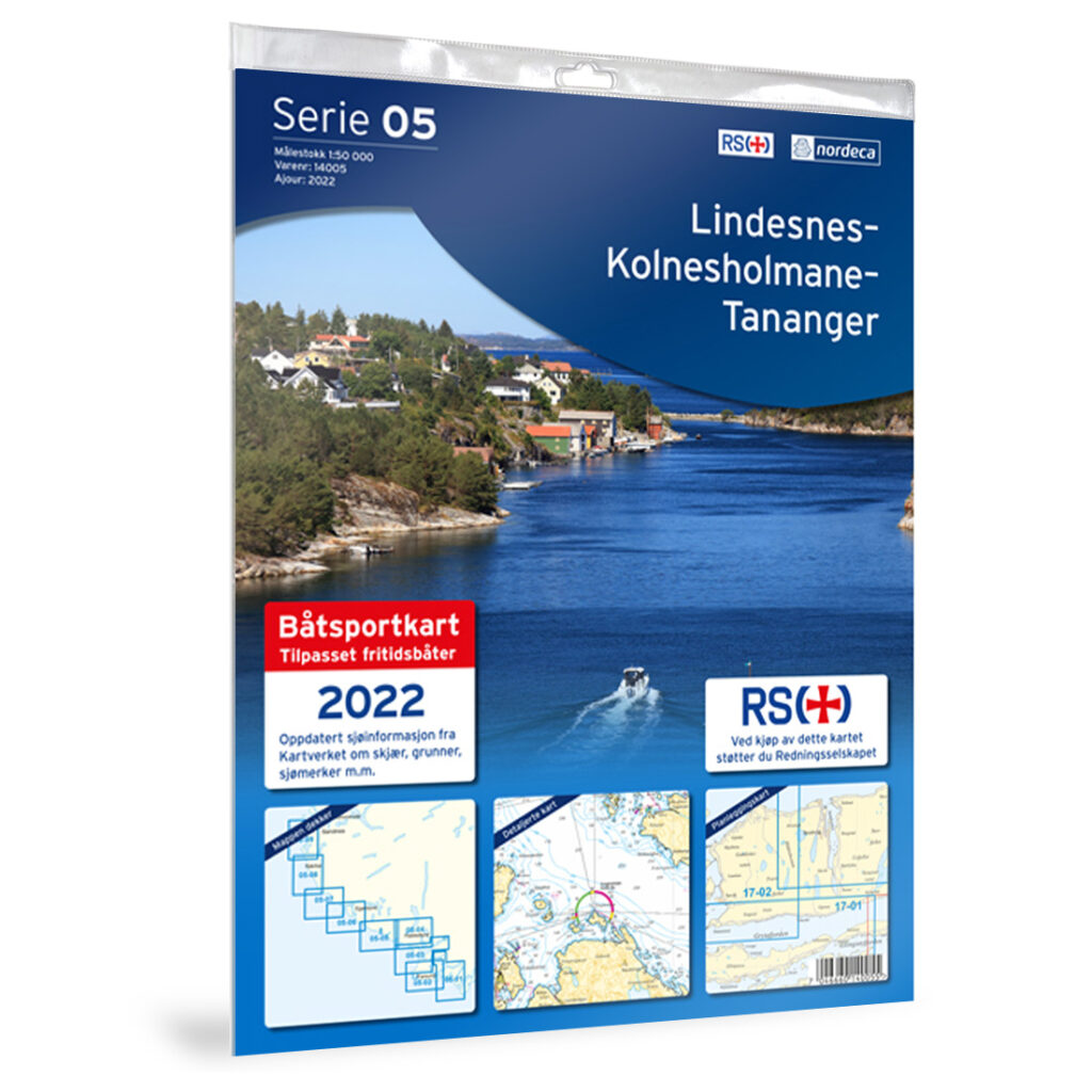 Produktbilde av 05-lindesnes-kolnesholmane-tananger båtsportkart
