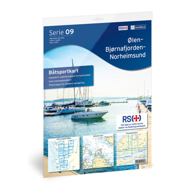 09-Ølen-Bjørnafjorden-Norheimsund Båtsportkart