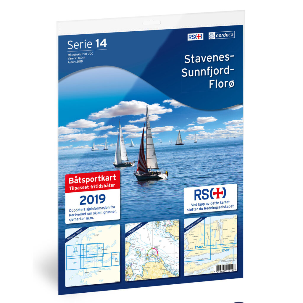 Produktbilde av 14-stavenes-sunnfjord-florø båtsportkart