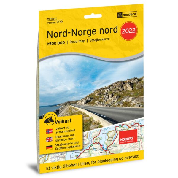 Veikart Nord-Norge Nord Veikart