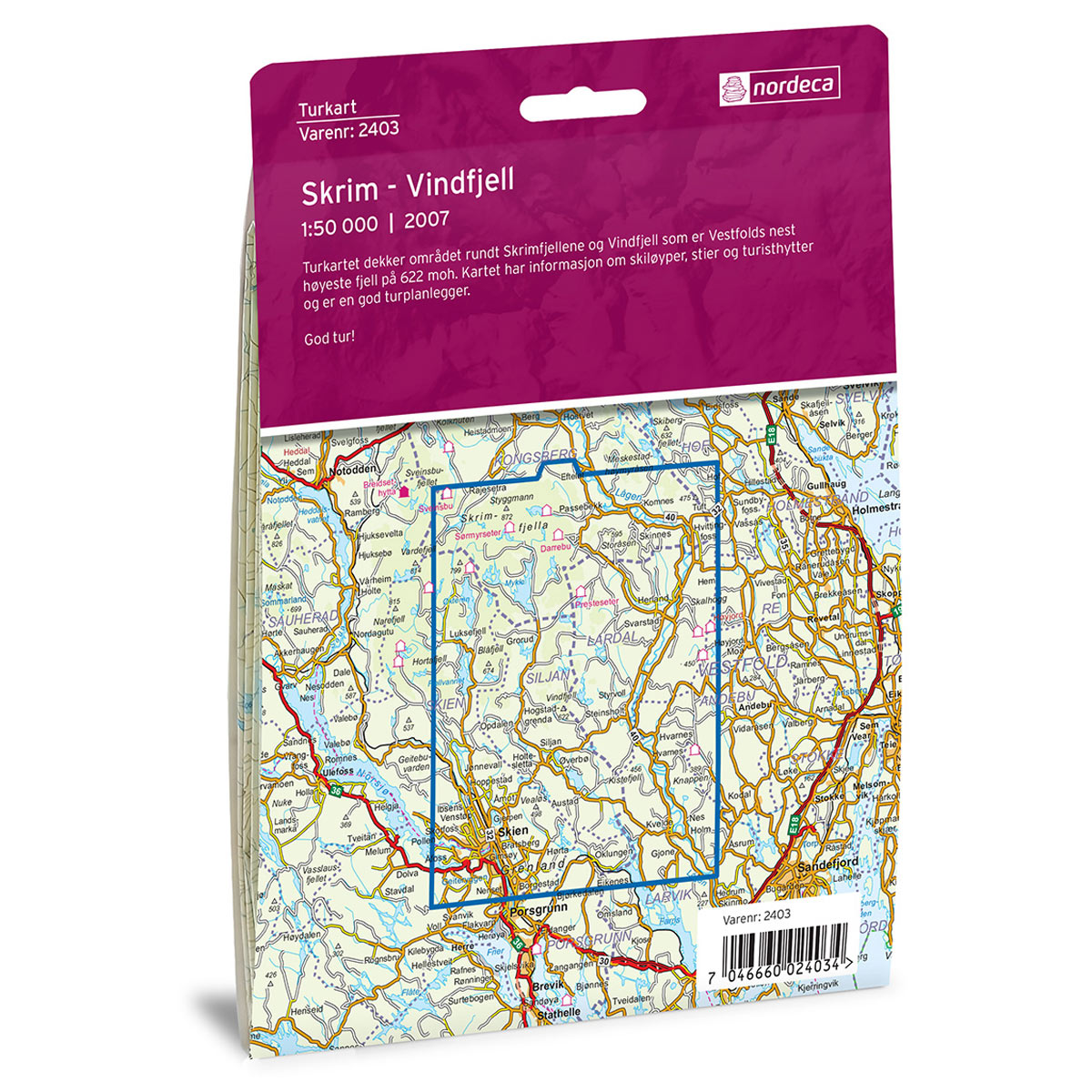 Skrim Vindfjell DNT Turkart - Image 2