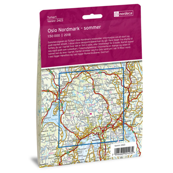 Oslo Nordmark Sommer DNT Turkart - Image 2