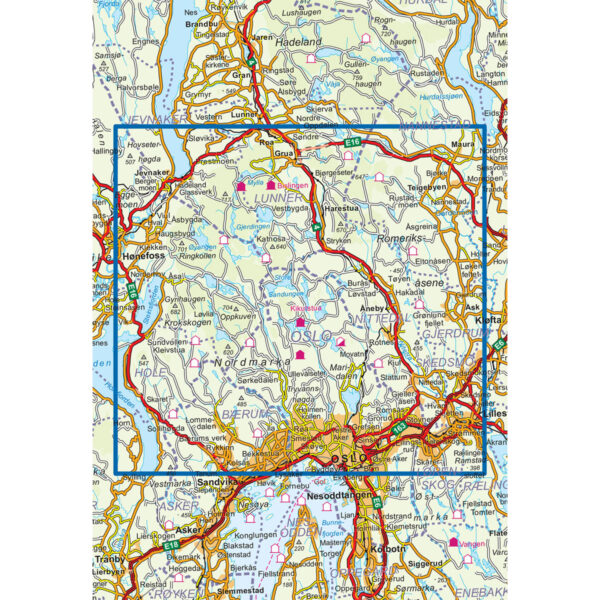 Oslo Nordmark Vinter DNT Turkart - Image 3