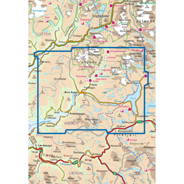 Årdal DNT Turkart - Image 3