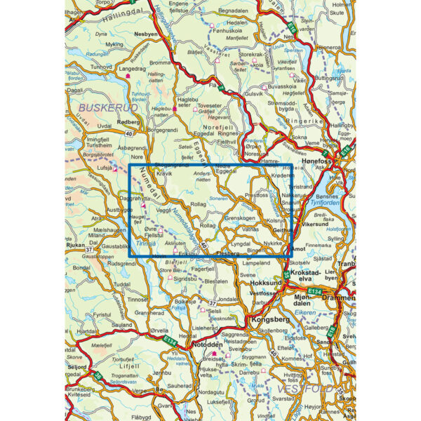 Sigdal-Rollag DNT Turkart - Image 2