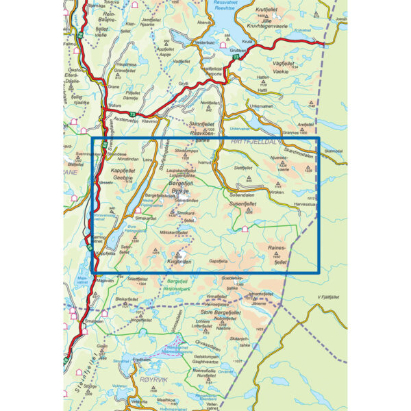 Børgefjell Nord DNT Turkart - Image 2