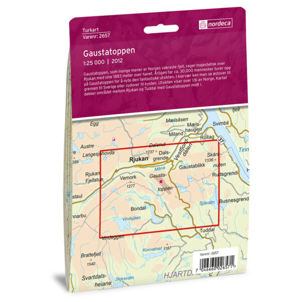 Gaustatoppen DNT Turkart - Image 2