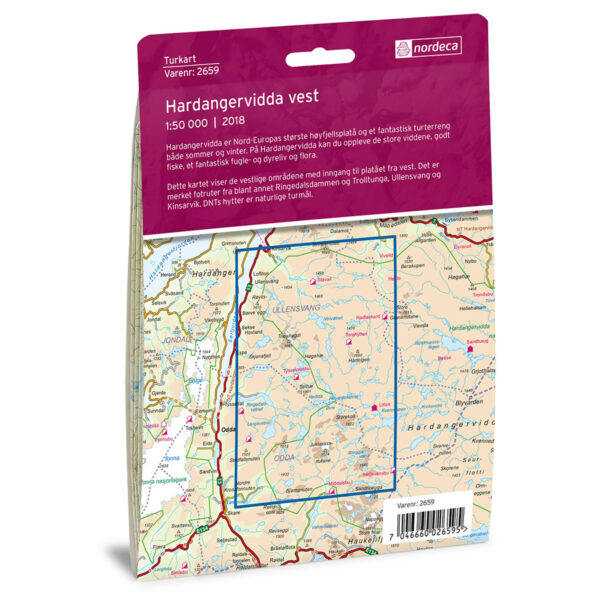 Hardangervidda Vest DNT Turkart - Image 2