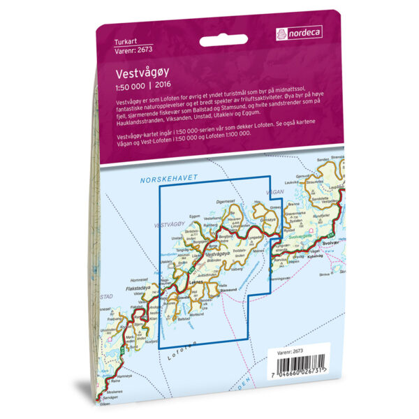 Vestvågøy DNT Turkart - Image 2