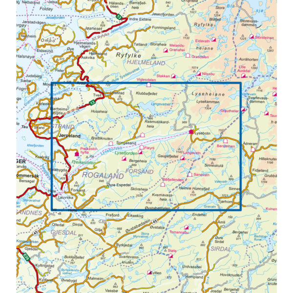 Lysefjorden DNT Turkart - Image 3
