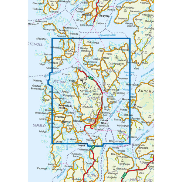 Stord Fitjar DNT Turkart - Image 2
