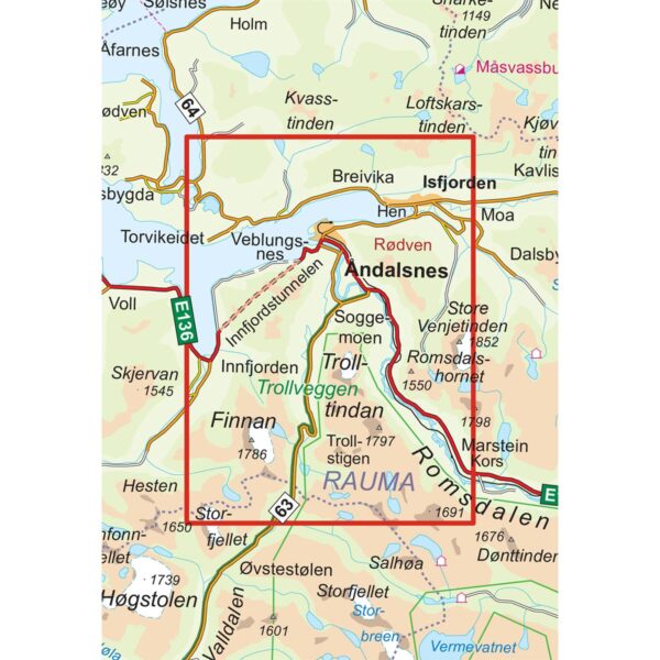 Romsdalseggen DNT Turkart - Image 3