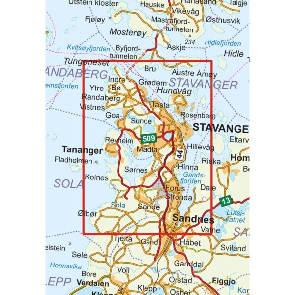 Stavanger og Nord-Jæren DNT Turkart - Image 2