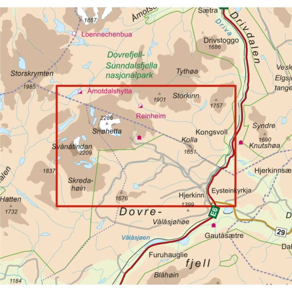 Snøheim DNT Turkart - Image 3