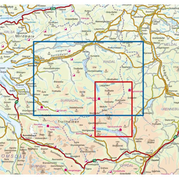 Trollheimen Nord DNT Turkart - Image 3