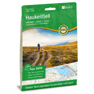 Haukelifjell Topo 3000 Turkart