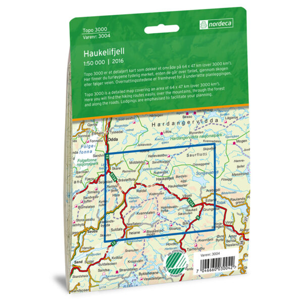 Haukelifjell Topo 3000 Turkart - Image 2