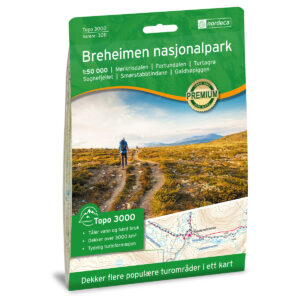 Breheimen Nasjonalpark Topo 3000 Turkart
