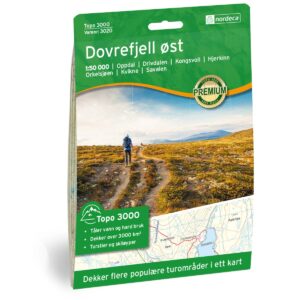 Dovrefjell Øst Topo 3000 Turkart