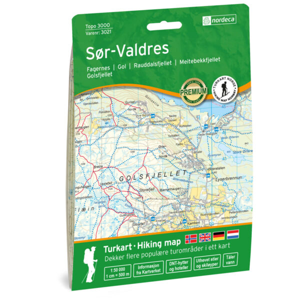 Sør-Valdres Topo 3000 Turkart