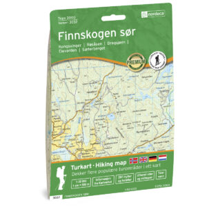 Finnskogen Sør  Topo 3000 Turkart