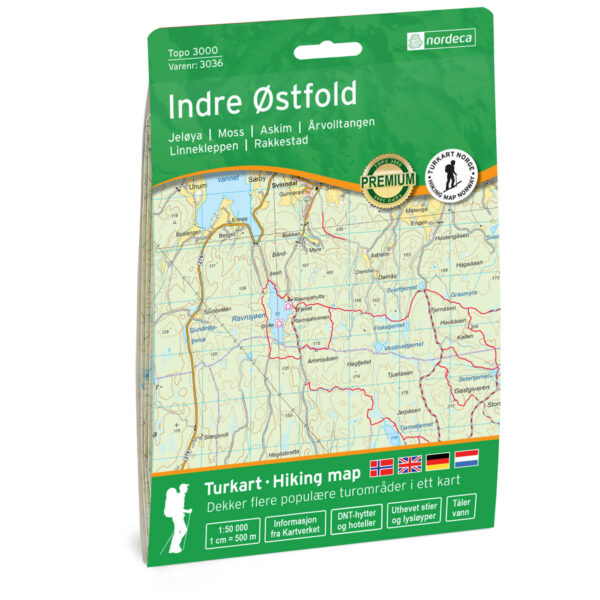 Indre Østfold Topo 3000 Turkart