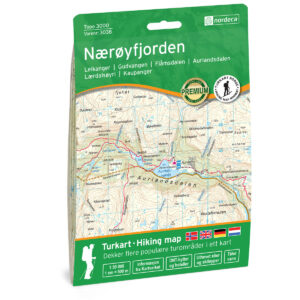 Nærøyfjorden Topo 3000 Turkart