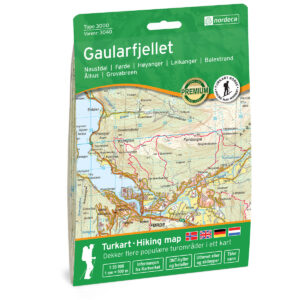 Gaularfjellet Topo 3000 Turkart
