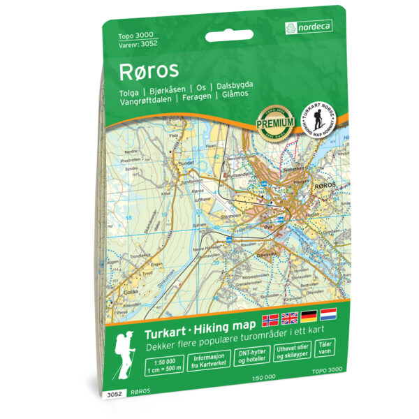 Røros Topo 3000 Turkart