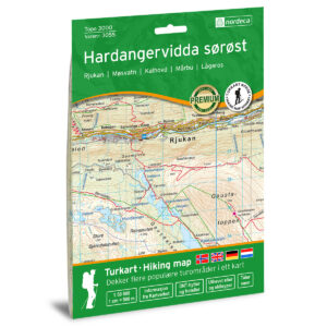 Hardangervidda sørøst Topo 3000 Turkart