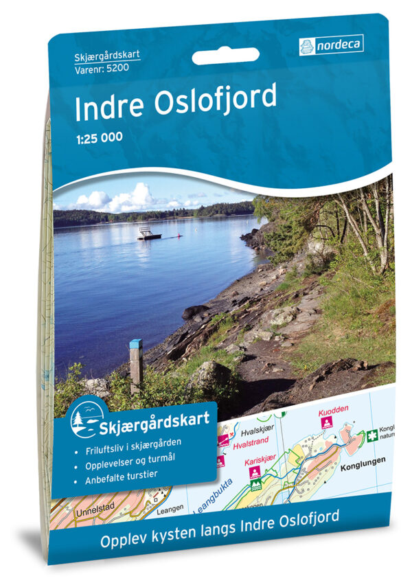 Skjærgårdskart Indre Oslofjord