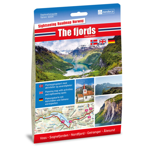 The fjords / Vestlandet 1:250 000 Opplevelsesguide