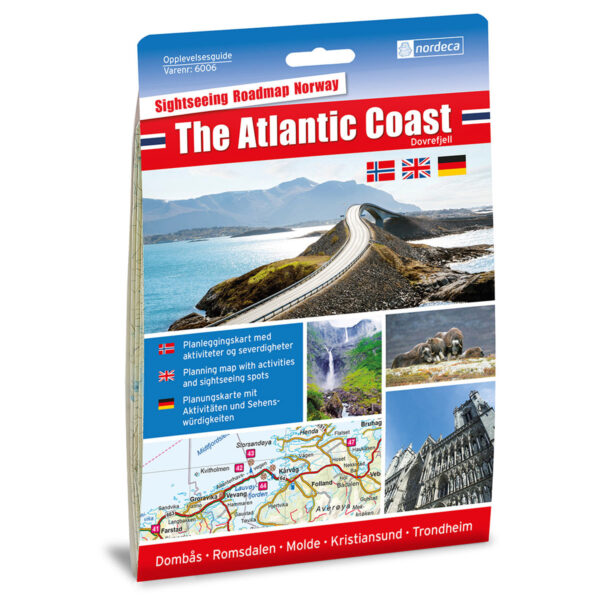 The Atlantic Coast /  Dovrefjell 1:250 000 Opplevelsesguide